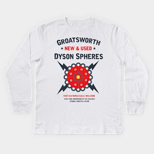 New & Used Dyson Spheres! Kids Long Sleeve T-Shirt